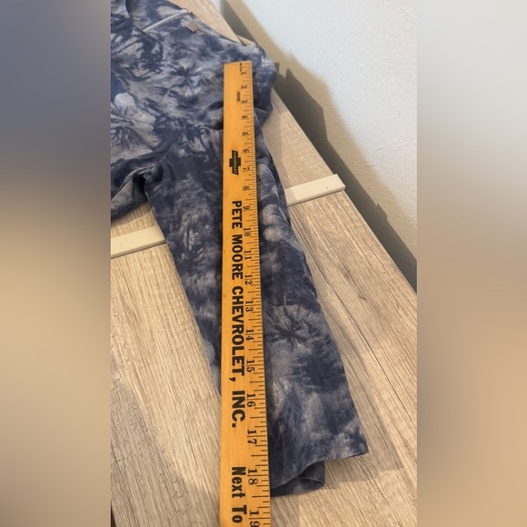 J Jill Blue Linen Hawaiian Tropical Aloha Print 3/4 Sleeve Shift Dress NWT 14 - Picture 5 of 9